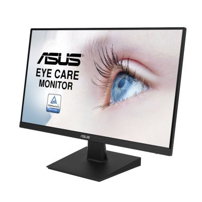Monitor ASUS Eye Care VA24EHE, 23.8, Full HD, IPS, sin marco, 75Hz, Adaptive-Sync / FreeSync™, Low Blue Light, Flicker Free, luz azul baja, sin parpadeo