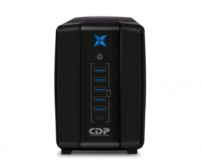 No-Break CDP R-UPR1008 1000VA/500W UPS Interactiva AVR 8 Salidas, 300 Julios, 120 Vac