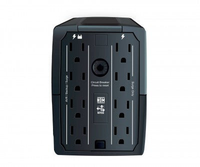 No-Break CDP R-UPR1008 1000VA/500W UPS Interactiva AVR 8 Salidas, 300 Julios, 120 Vac